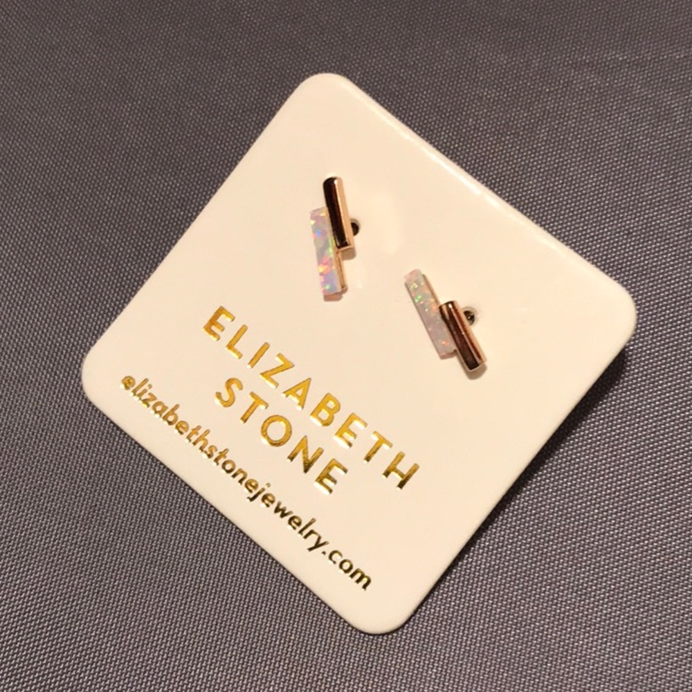 Brand New Small Classy Stud Elizabeth Stone